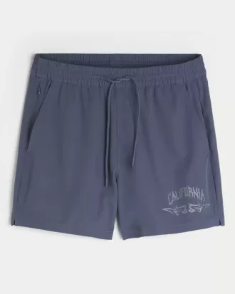 Mid-Thigh Graphic Active Shorts
