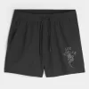 Mid-Thigh Graphic Active Shorts Mid-Thigh Graphic Active Shorts