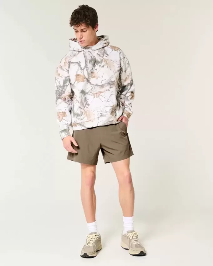 Mid-Thigh Hybrid Active Shorts Mid-Thigh Hybrid Active Shorts