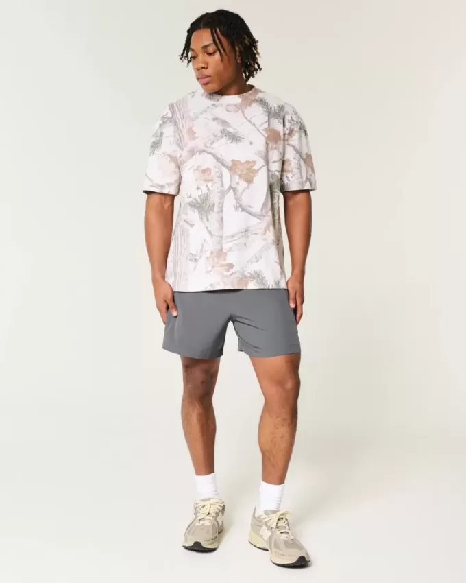 Mid-Thigh Hybrid Active Shorts