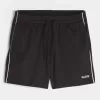 Mid-Thigh Knit Logo Soccer Shorts