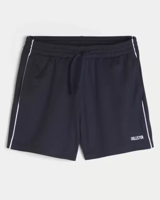 Mid-Thigh Knit Logo Soccer Shorts