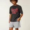 Mid-Thigh Knit Logo Soccer Shorts Mid-Thigh Knit Logo Soccer Shorts