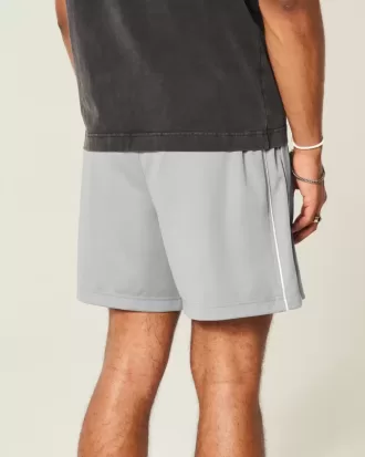 Mid-Thigh Knit Logo Soccer Shorts