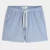 Mid-Thigh Linen-Blend Shorts Mid-Thigh Linen-Blend Shorts