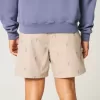 Mid-Thigh Lobster Pattern Pull-On Shorts