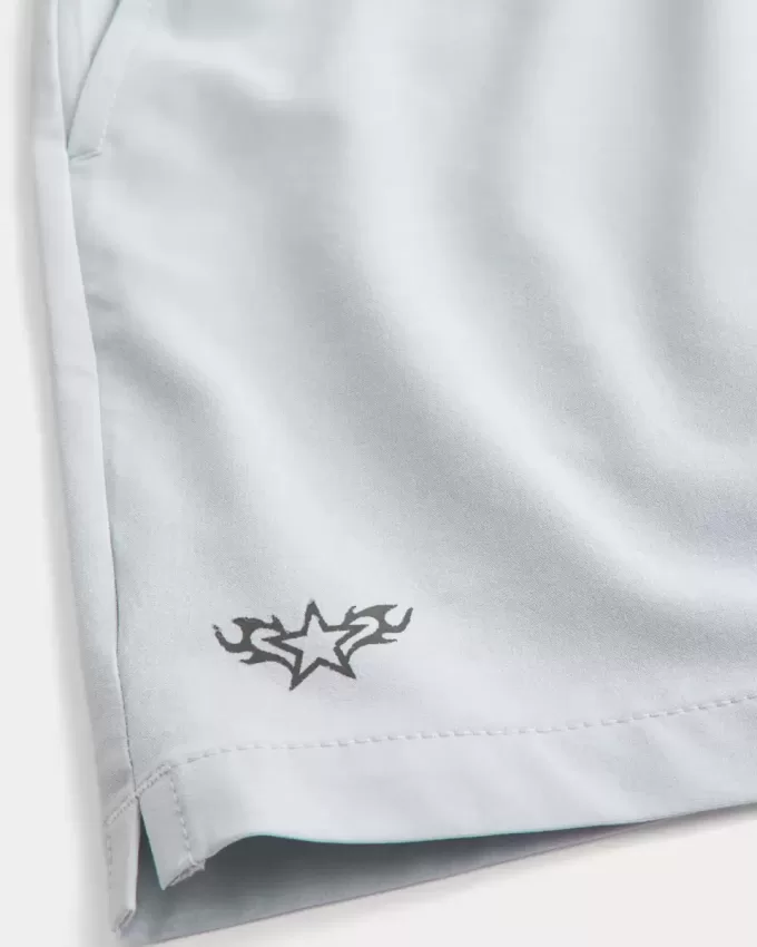 Mid-Thigh Logo Active Shorts