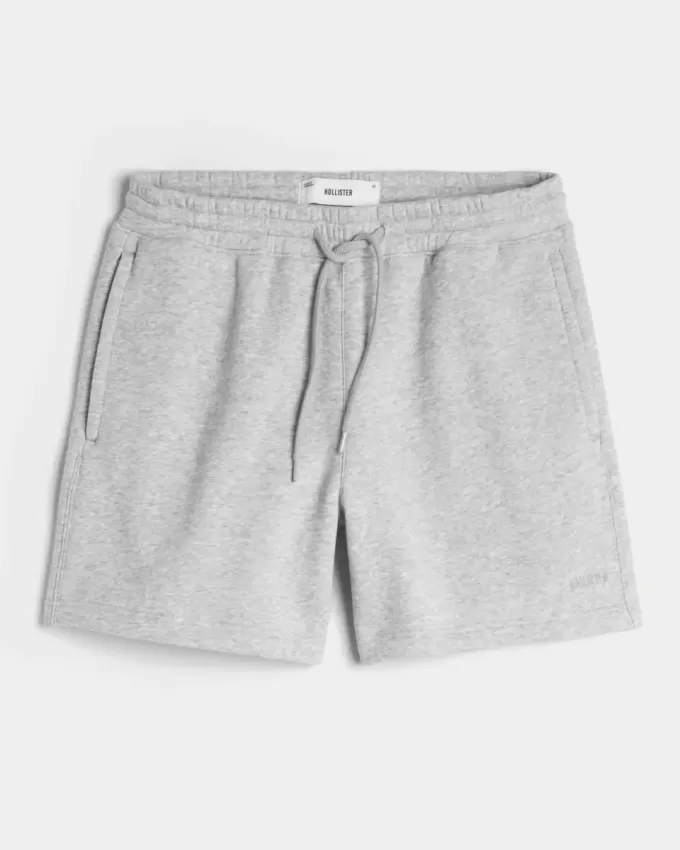 Mid-Thigh Loose Fleece Shorts Mid-Thigh Loose Fleece Shorts
