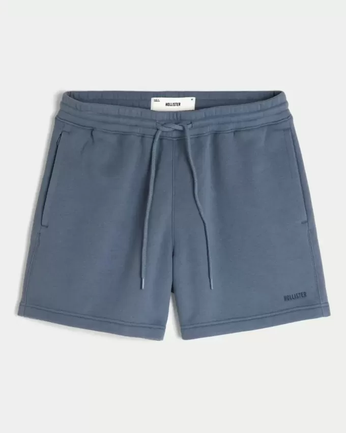 Mid-Thigh Loose Fleece Shorts Mid-Thigh Loose Fleece Shorts