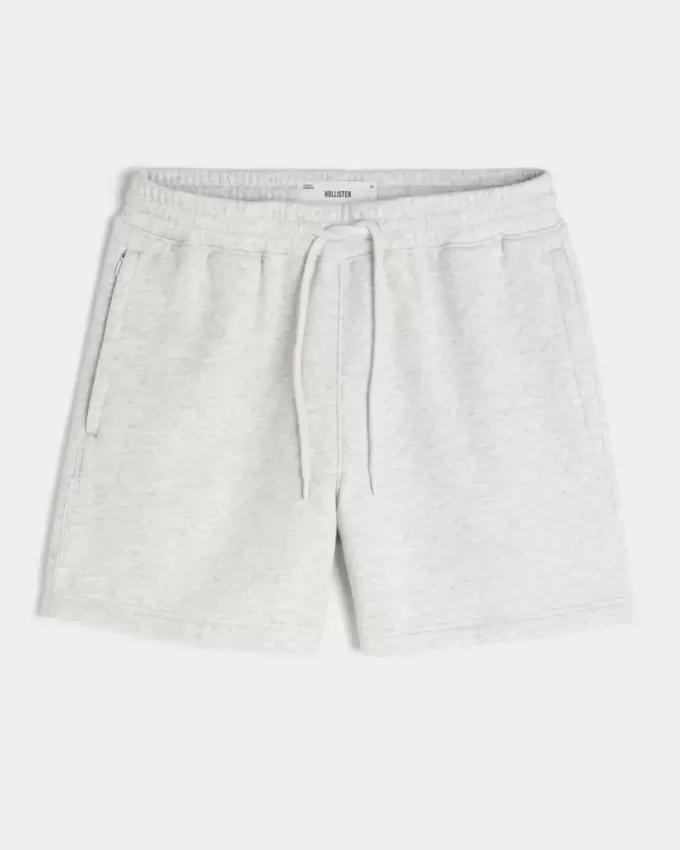 Mid-Thigh Loose Fleece Shorts Mid-Thigh Loose Fleece Shorts