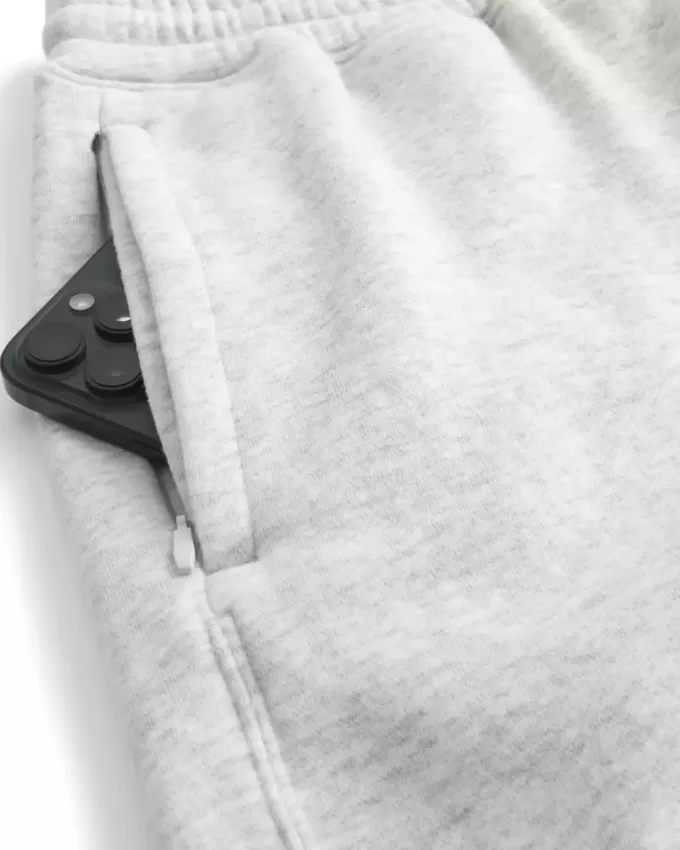 Mid-Thigh Loose Fleece Shorts Mid-Thigh Loose Fleece Shorts