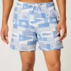 Mid-Thigh Seersucker Volley Swim Trunks Mid-Thigh Seersucker Volley Swim Trunks