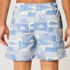Mid-Thigh Seersucker Volley Swim Trunks Mid-Thigh Seersucker Volley Swim Trunks