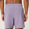 Mid-Thigh Seersucker Volley Swim Trunks