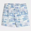 Mid-Thigh Seersucker Volley Swim Trunks Mid-Thigh Seersucker Volley Swim Trunks