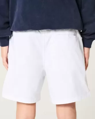 Mid-Thigh Twill Pull-On Shorts Mid-Thigh Twill Pull-On Shorts