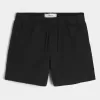 Mid-Thigh Twill Pull-On Shorts