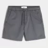 Mid-Thigh Twill Pull-On Shorts Mid-Thigh Twill Pull-On Shorts