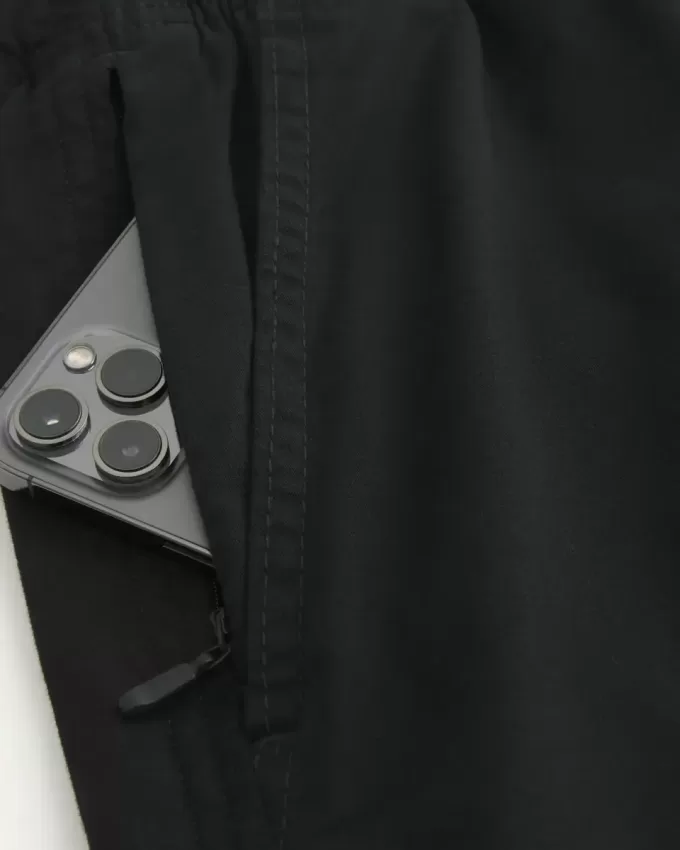 Mid-Thigh Twill Pull-On Shorts