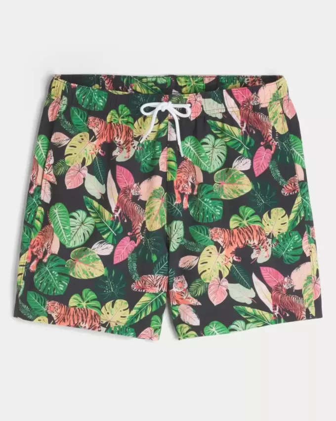 Mid-Thigh Volley Swim Trunks