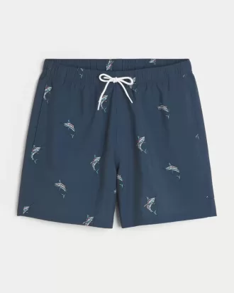 Mid-Thigh Volley Swim Trunks Mid-Thigh Volley Swim Trunks
