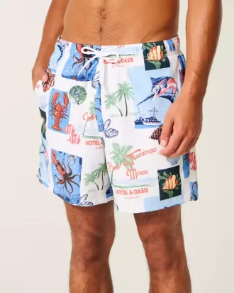 Mid-Thigh Volley Swim Trunks Mid-Thigh Volley Swim Trunks