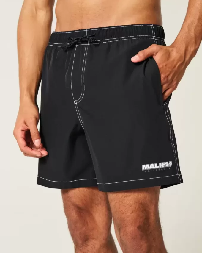 Mid-Thigh Volley Swim Trunks Mid-Thigh Volley Swim Trunks