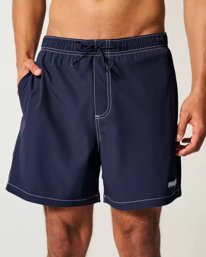 Mid-Thigh Volley Swim Trunks