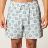 Mid-Thigh Volley Swim Trunks Mid-Thigh Volley Swim Trunks