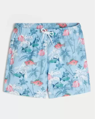 Mid-Thigh Volley Swim Trunks