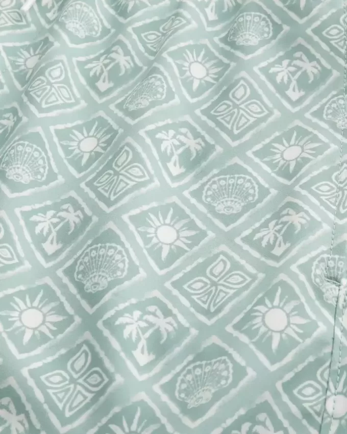 Mid-Thigh Volley Swim Trunks Mid-Thigh Volley Swim Trunks