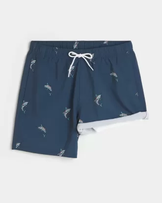 Mid-Thigh Volley Swim Trunks Mid-Thigh Volley Swim Trunks
