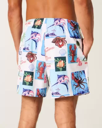 Mid-Thigh Volley Swim Trunks Mid-Thigh Volley Swim Trunks