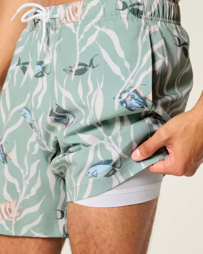Mid-Thigh Volley Swim Trunks Mid-Thigh Volley Swim Trunks