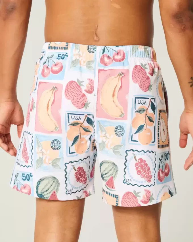 Mid-Thigh Volley Swim Trunks