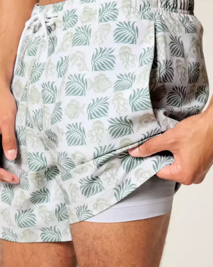 Mid-Thigh Volley Swim Trunks Mid-Thigh Volley Swim Trunks