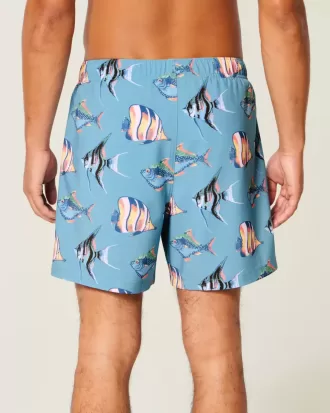 Mid-Thigh Volley Swim Trunks