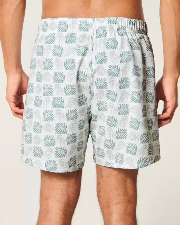 Mid-Thigh Volley Swim Trunks Mid-Thigh Volley Swim Trunks