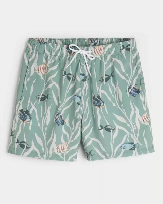 Mid-Thigh Volley Swim Trunks Mid-Thigh Volley Swim Trunks