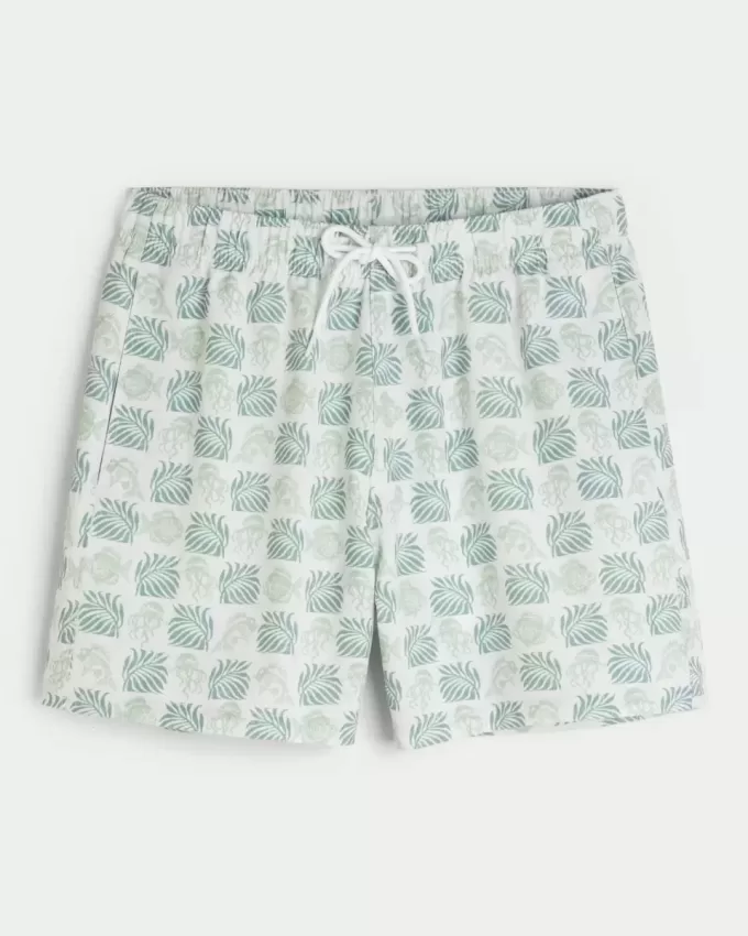 Mid-Thigh Volley Swim Trunks Mid-Thigh Volley Swim Trunks