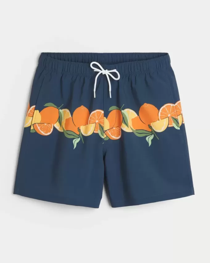 Mid-Thigh Volley Swim Trunks