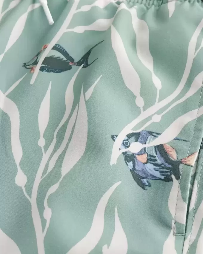 Mid-Thigh Volley Swim Trunks Mid-Thigh Volley Swim Trunks