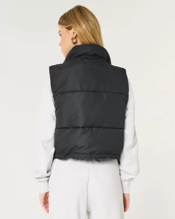 Mini Zip-Up Puffer Vest