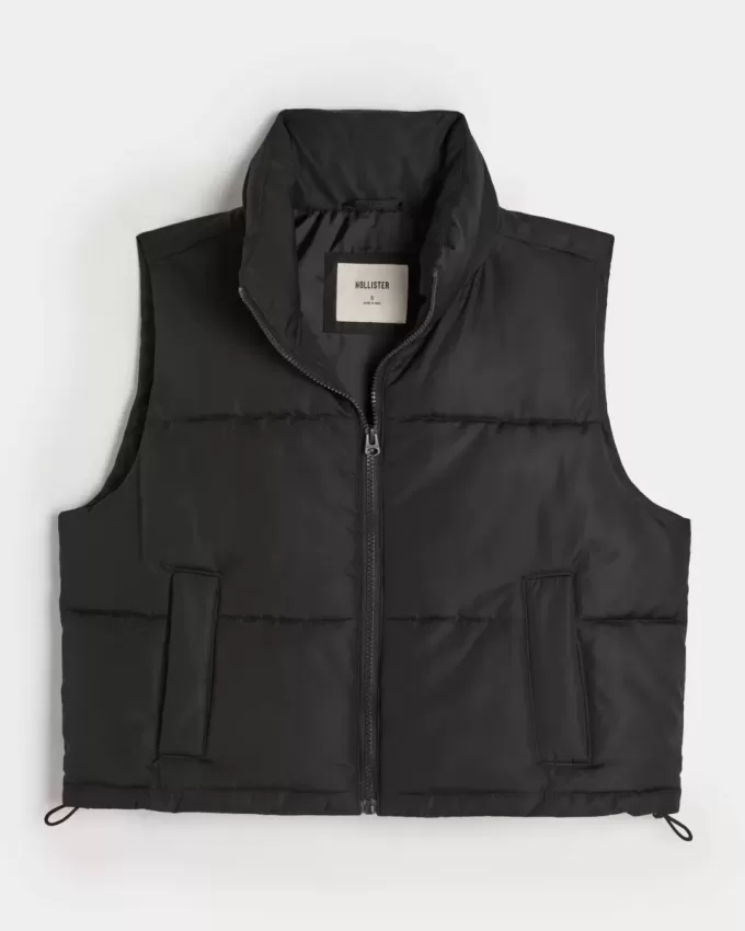 Mini Zip-Up Puffer Vest