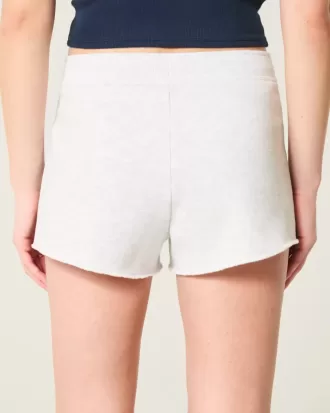 Number Graphic Mini Fleece Shorts