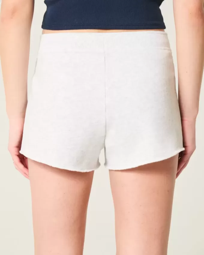 Number Graphic Mini Fleece Shorts Number Graphic Mini Fleece Shorts