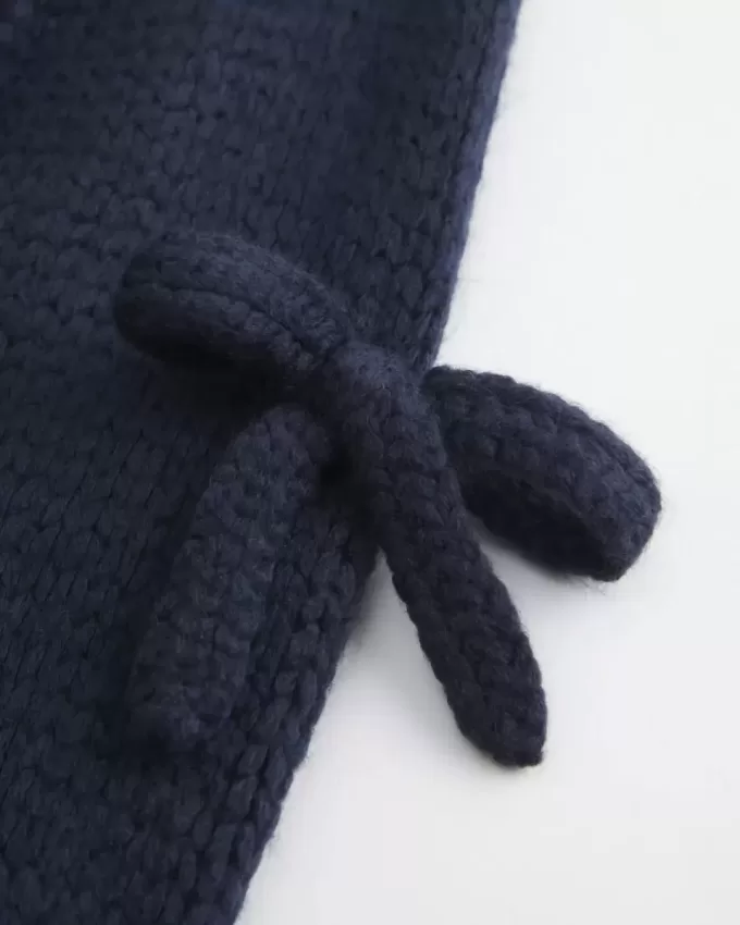 Off-the-Shoulder Bow Applique Sweater Off-the-Shoulder Bow Applique Sweater