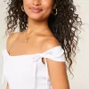 Off-the-Shoulder Tie Sleeve Top Off-the-Shoulder Tie Sleeve Top