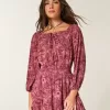 On/Off-the-Shoulder Woven Dress On/Off-the-Shoulder Woven Dress