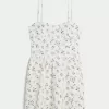 Open-Back Linen-Blend Skort Dress Open-Back Linen-Blend Skort Dress